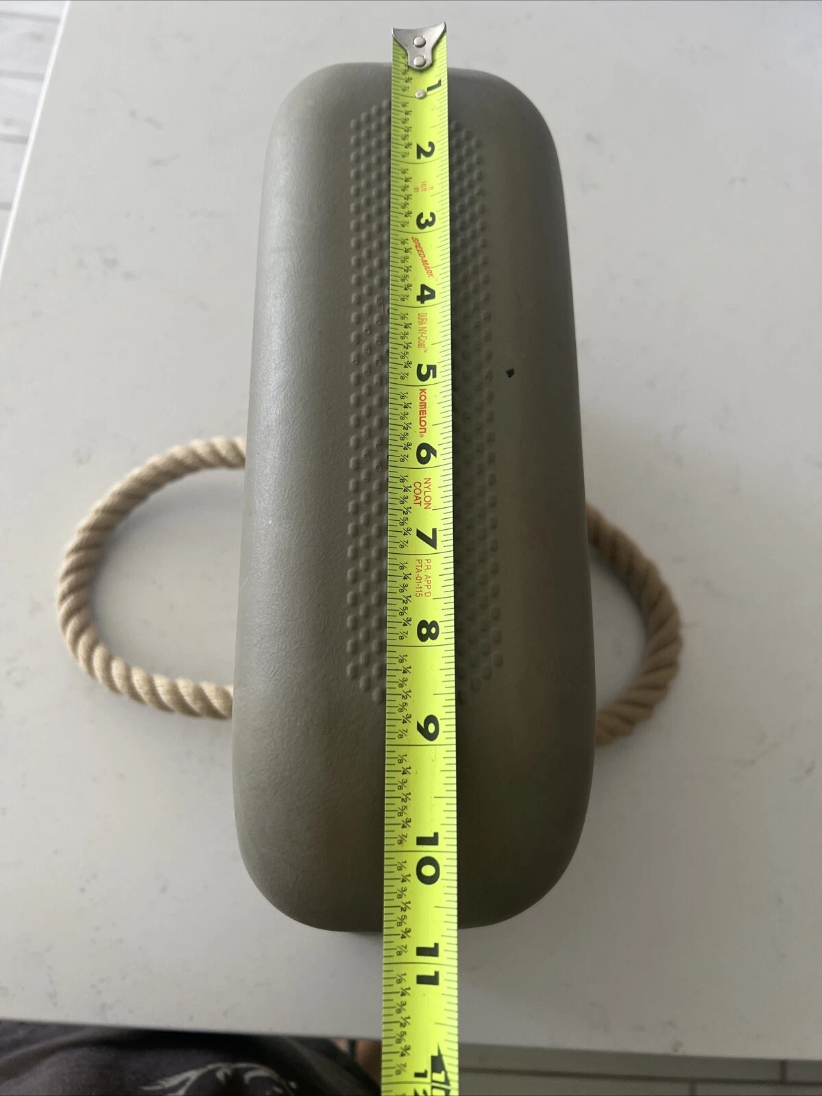 OBag Rubber Classic Tote w/Rope And Leather Straps 2 Straps Included - O Bag