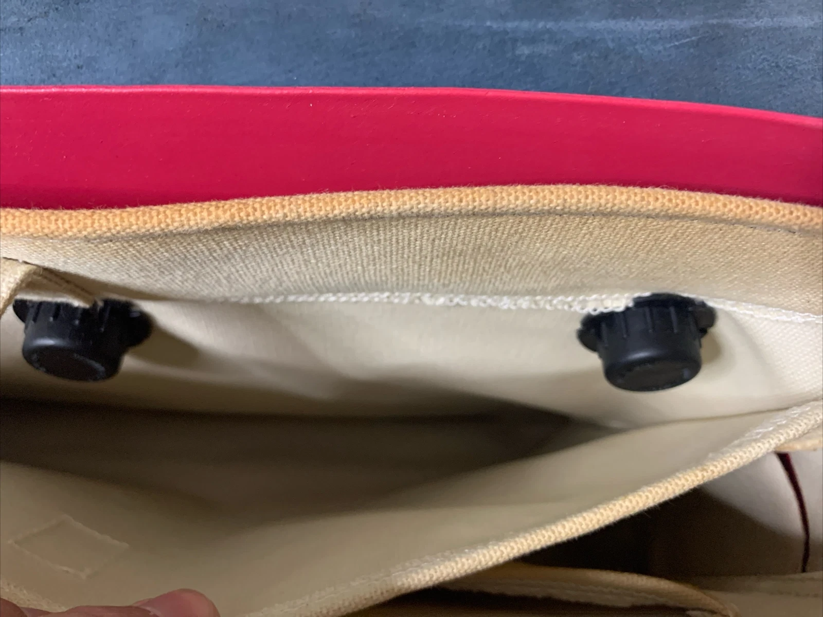 O Bag Pink Handbag - Made in Italy - White Removable Lining - Blue Top - O Bag