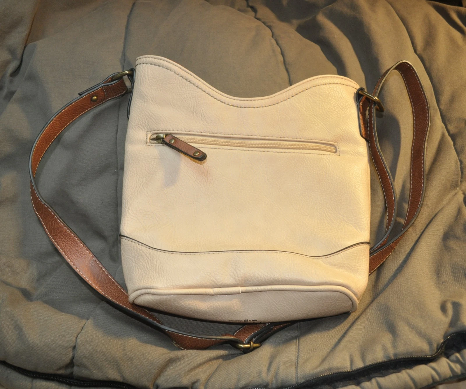 b.o.c. Crossbody Bag, Tan and Brown, Used - O Bag