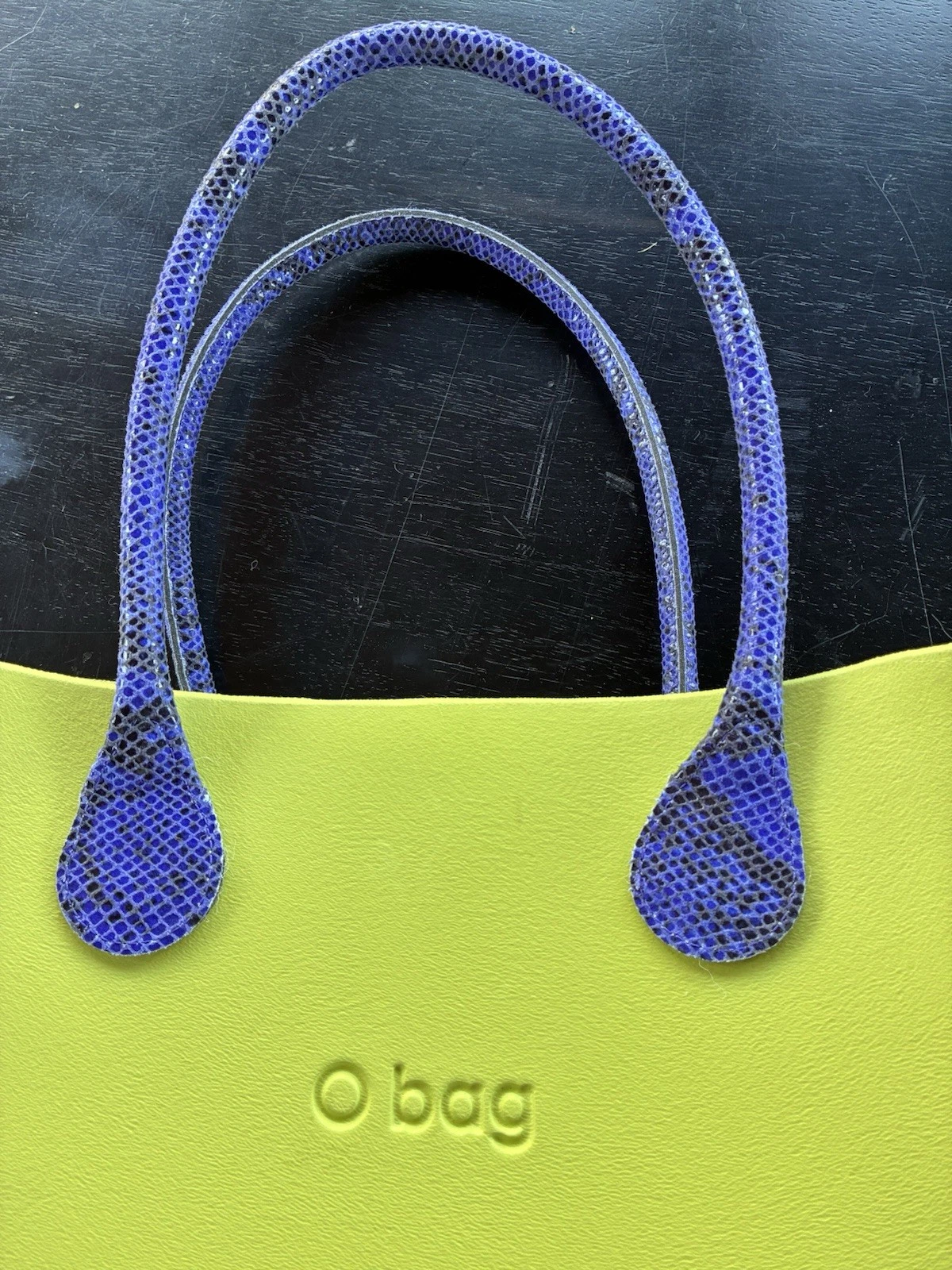 O Bag Classic Handbag, Green/Purple - O Bag