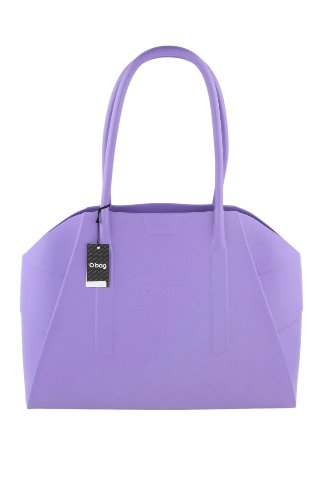 O Bag Unique Women's Bag OS Purple Structured Silicone Waterproof Double Handle - O Bag