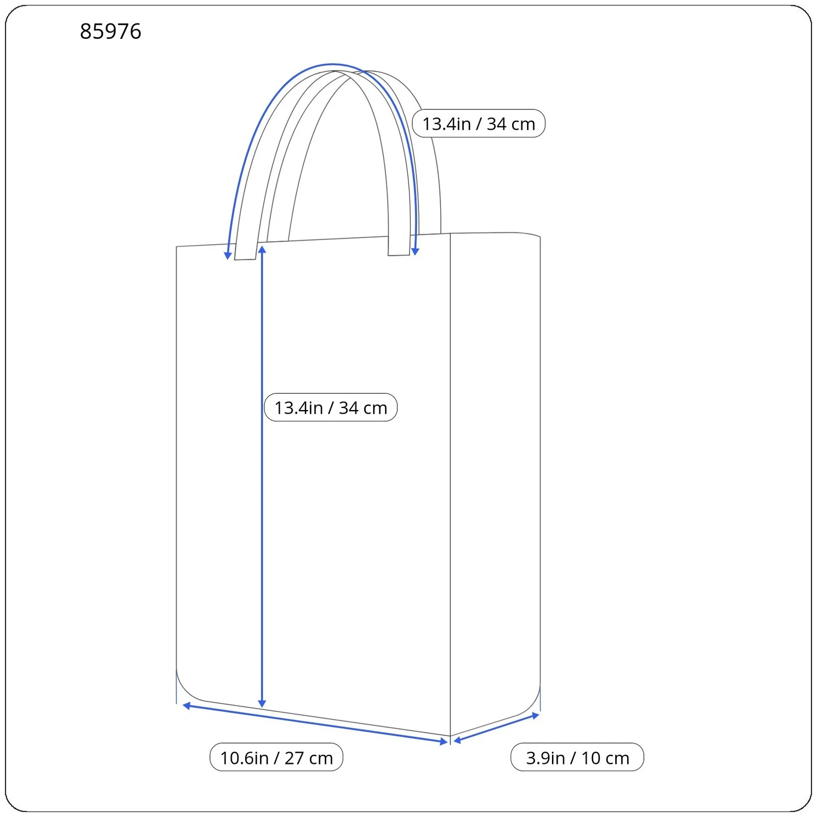 O BAG Chic Women bag OS Black Textured Pattern Front Inner bag Logo Tote - O Bag