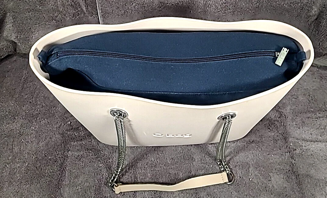 O Bag Bag Pink Blush Italy Waterproof EVA Silicone Rubber Removable Zipper Liner - O Bag