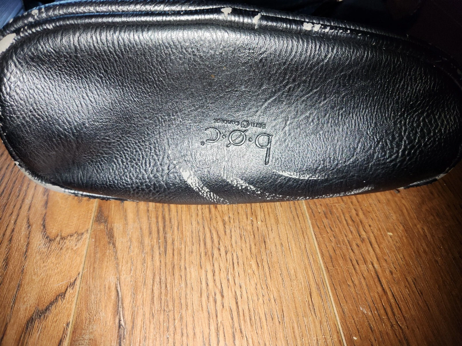 b.o.c. Black Faux Leather Multi-Pocket Crossbody Adjustable Strap See Picture - O Bag