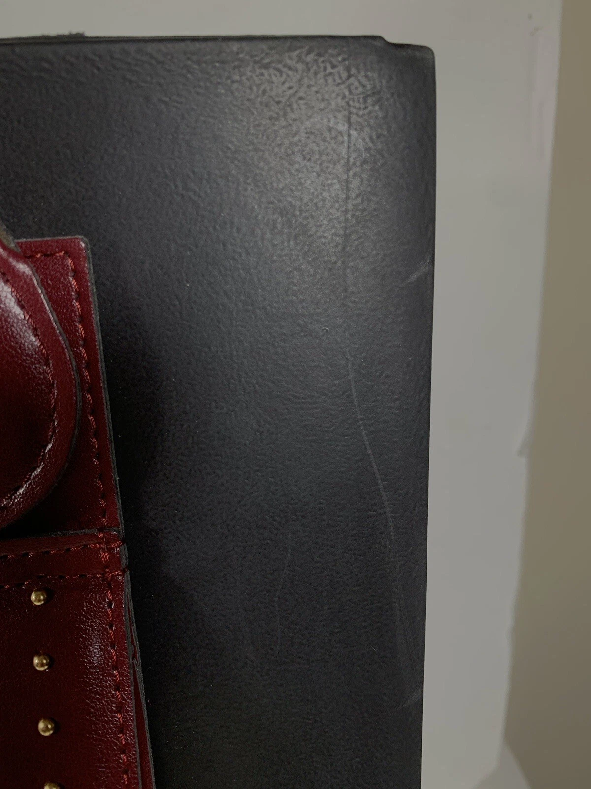 oBag Classic Black/Plum Purple Handles Large Bag Tote Italy AS-IS O Bag - O Bag