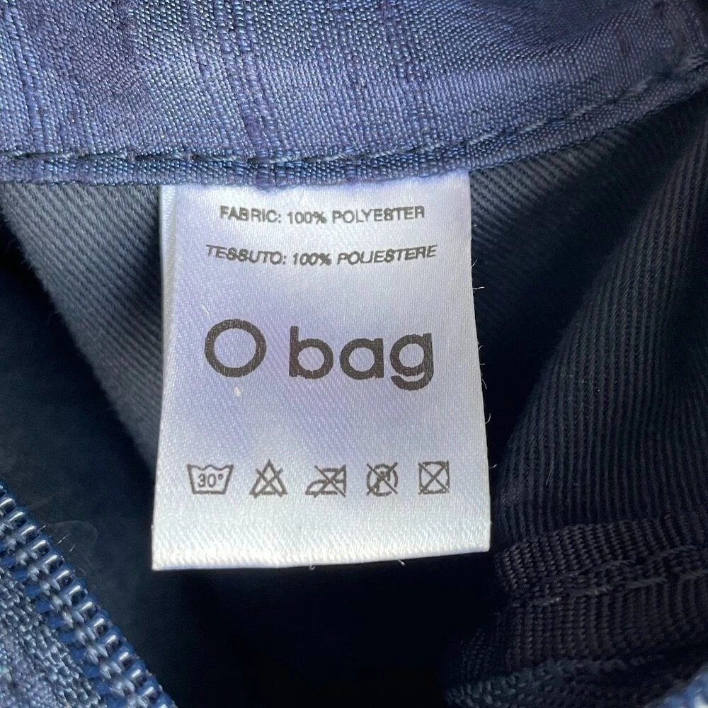 OBag Moon Bag Blue Silver Chain Crossbody - O Bag