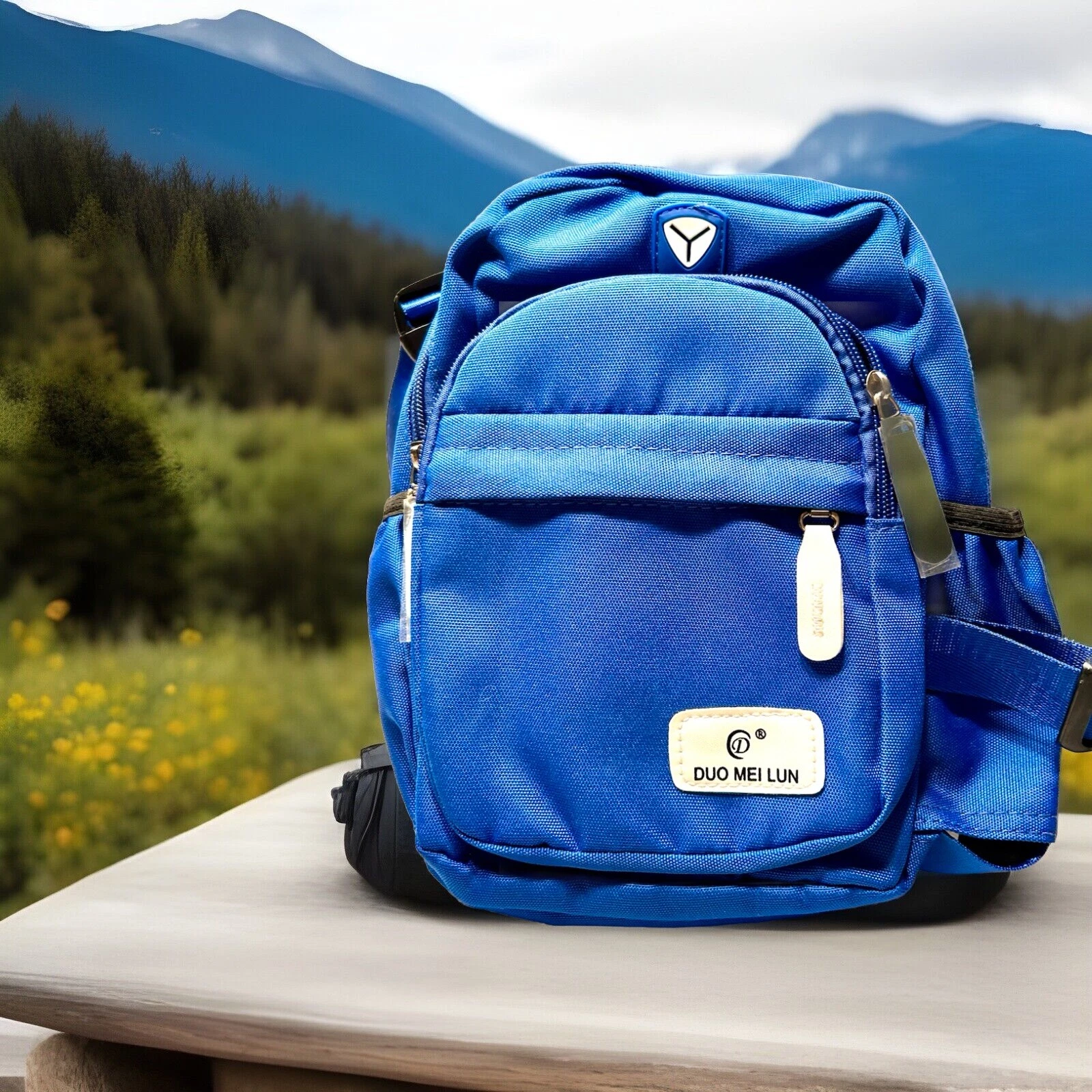 Duo Mei Lun Inisex Royal Blue Crossbody Sling Bag New W/O Tag - O Bag