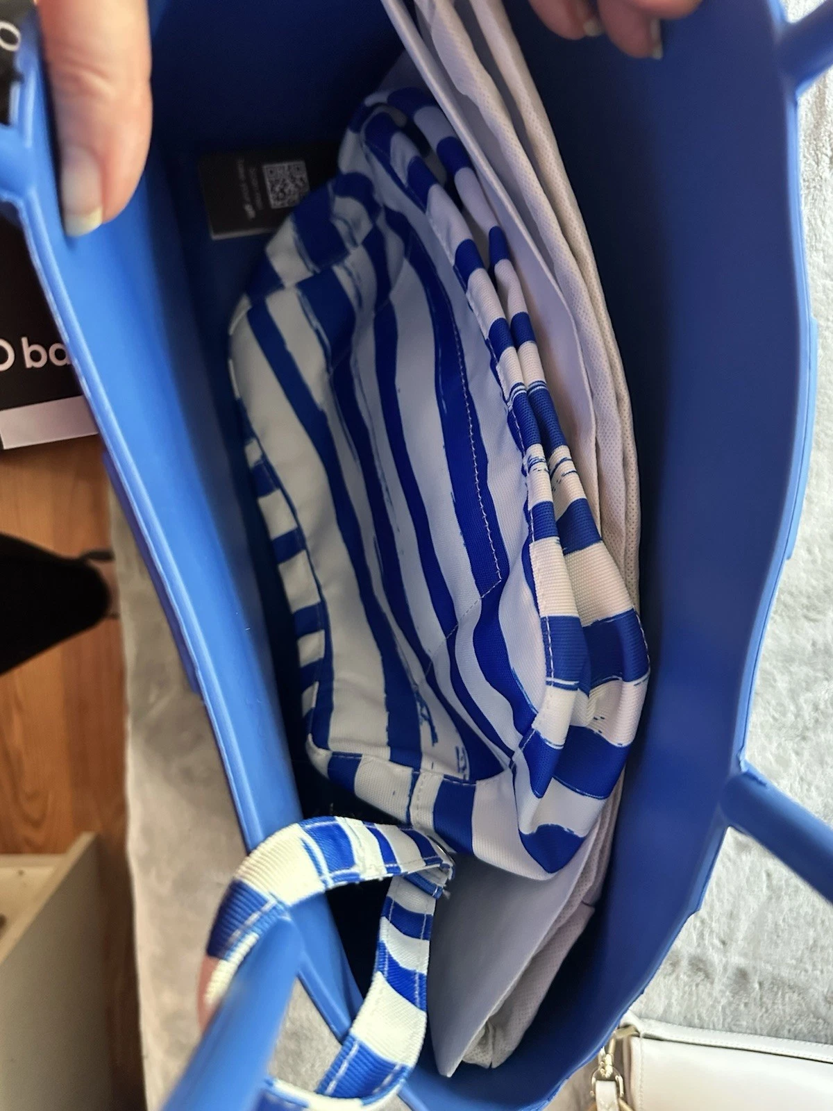 New Blue Obag With Matching Pouch - O Bag