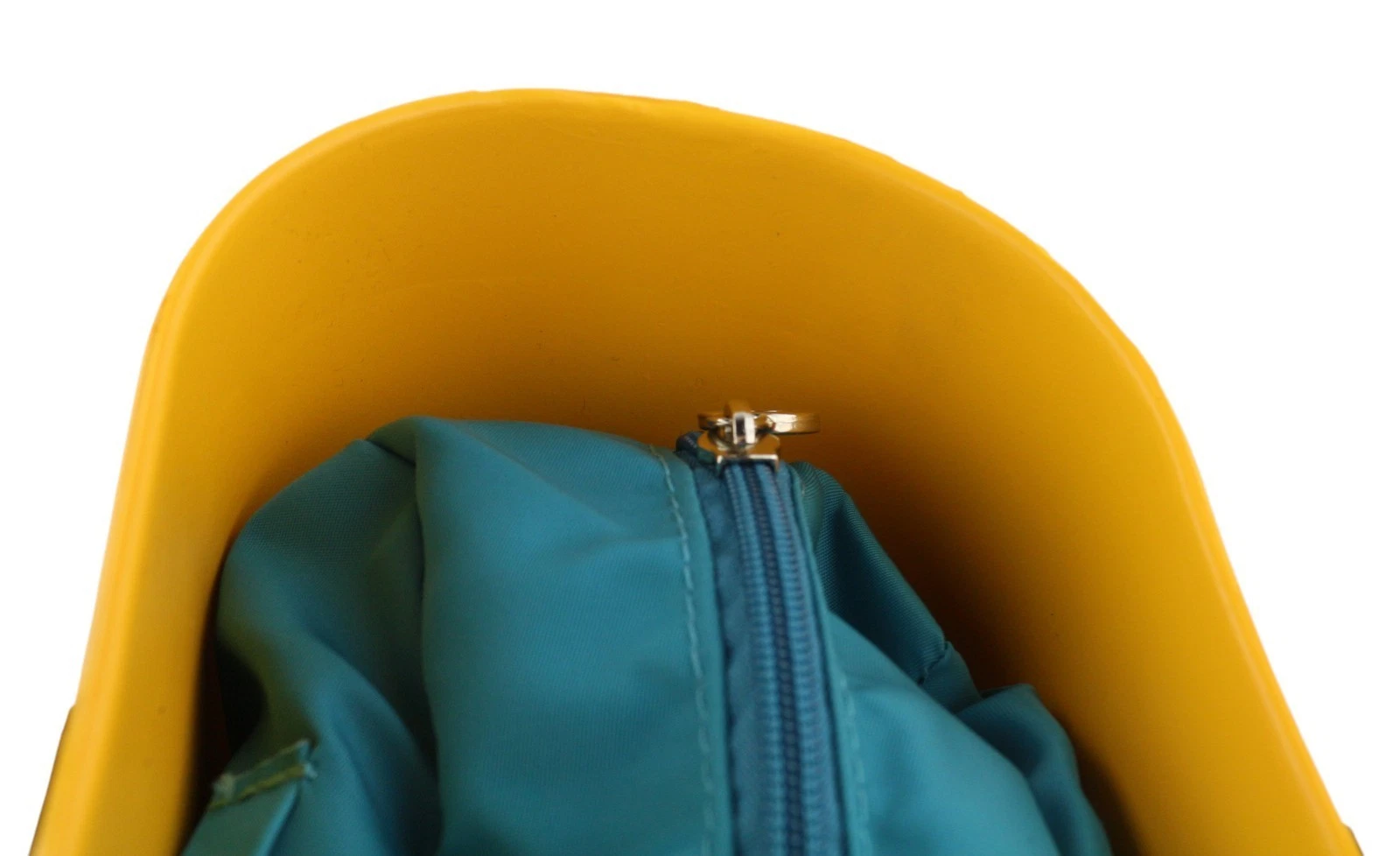 O Bag Mini Women's Bag OS Yellow Blue Double Handles Zipper Square - O Bag