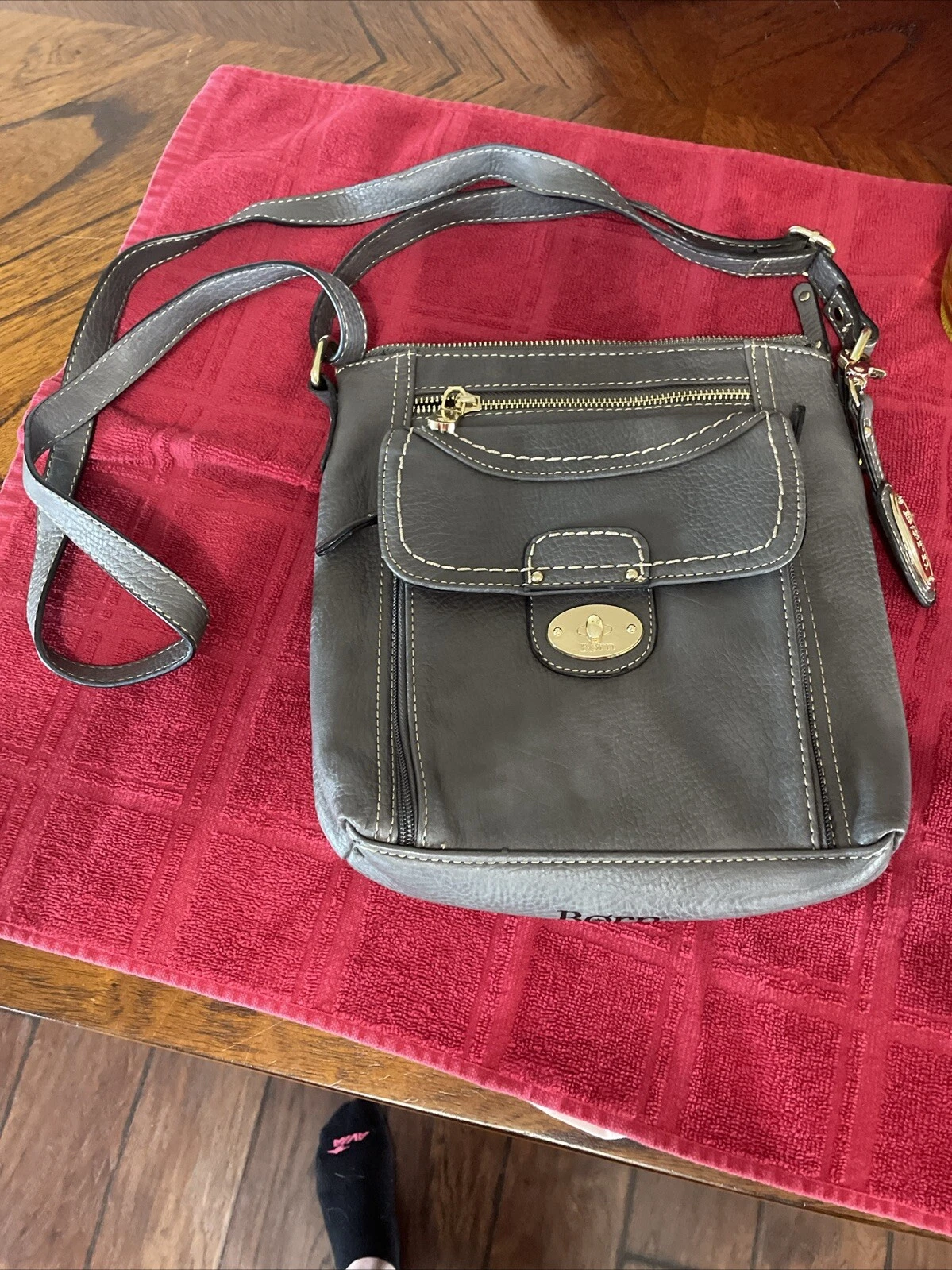 Born Crossbody/Shoulder Purse. Gray Travel - O Bag