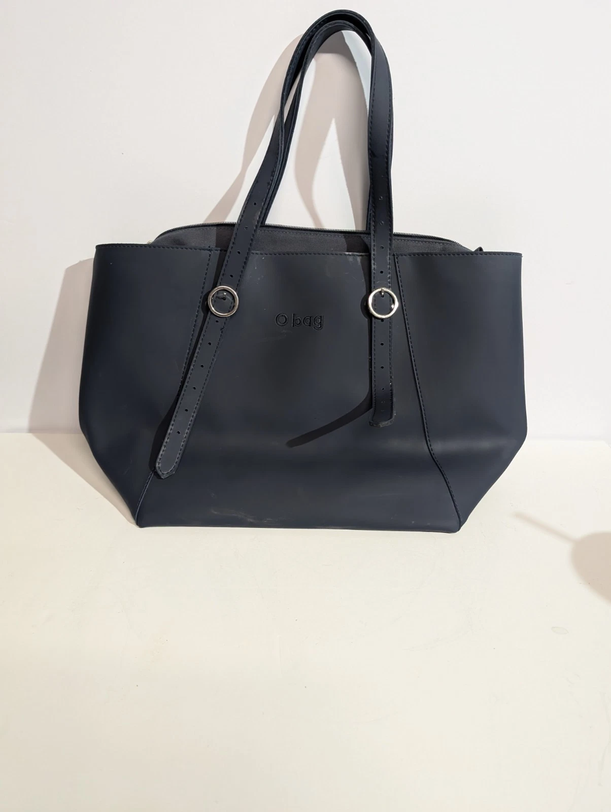 O BAG Unique LG Women's bag Navy W/ Inner bag Silicon Waterproof Double Handles - O Bag