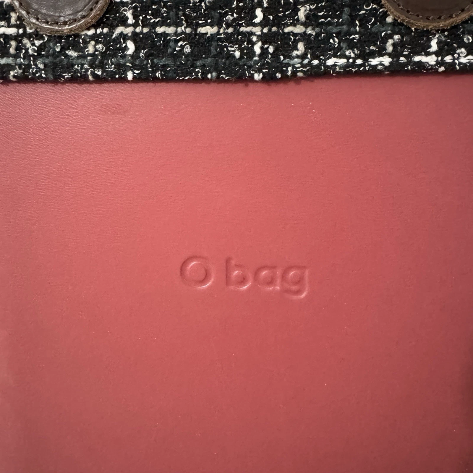 Red O Bag Shoulder Bag Double Handle Waterproof Purse Durable See Pics - O Bag