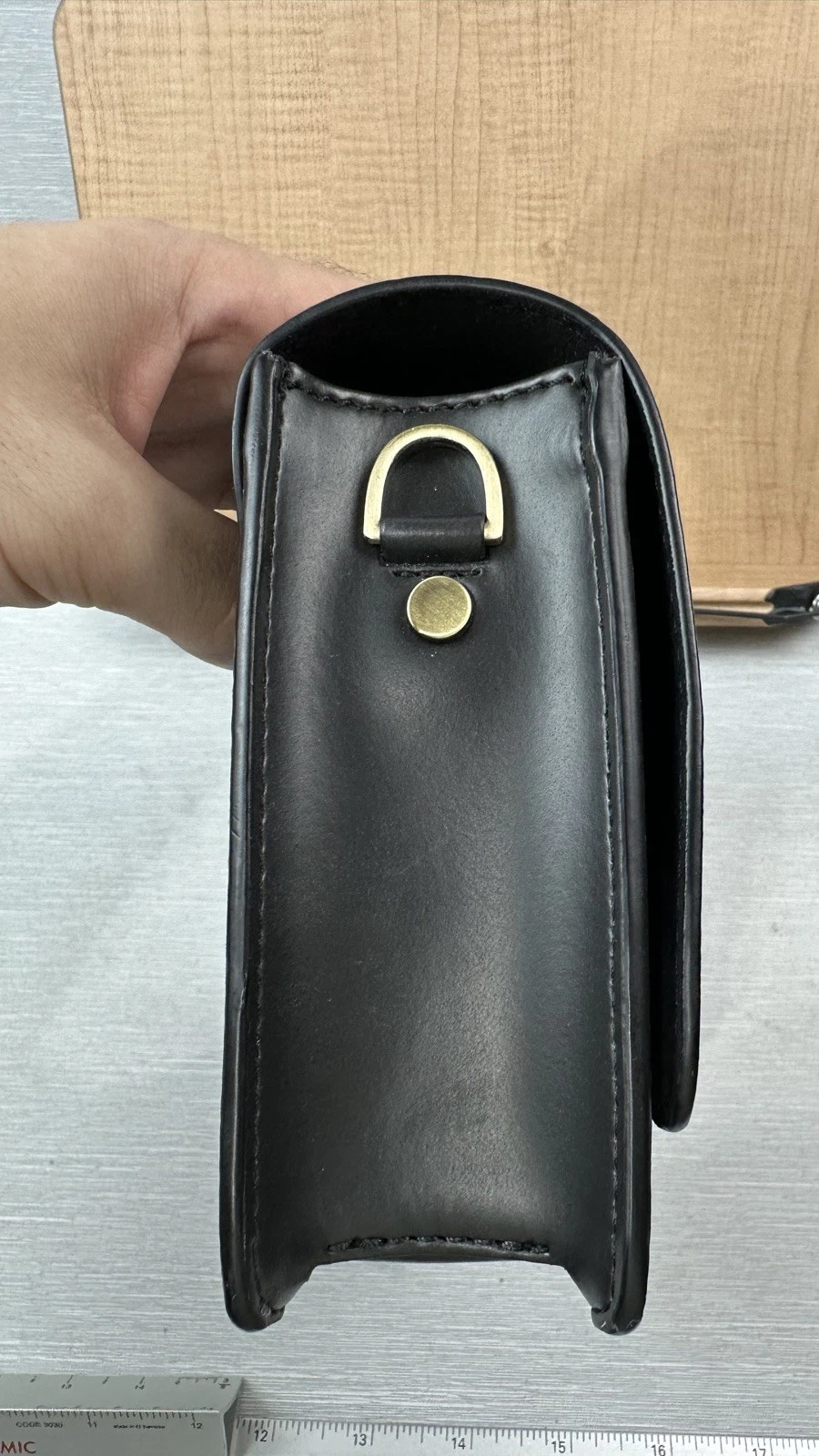 O my Bag Amsterdam Vegan Leather Audrey Black Crossbody Purse Near Excellent - O Bag