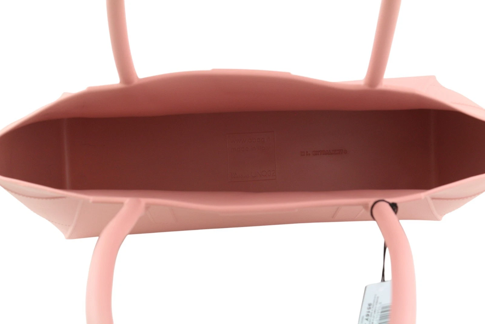 O Bag Unique Women Bag OS Pink Textured Silicone Waterproof Double Handle - O Bag