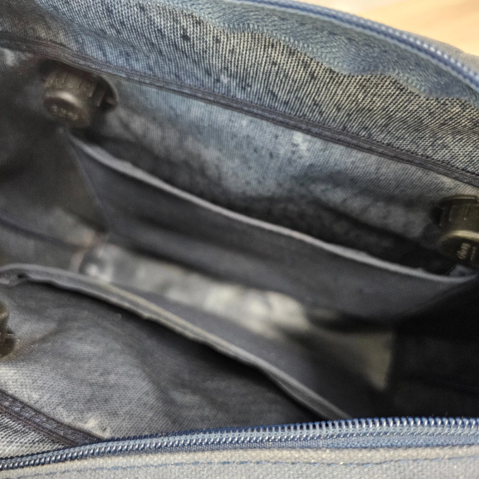 Womens Tote Bag Italian Blue Dark O BAG Removable Liner Pouch Rubber Beach ITALY - O Bag