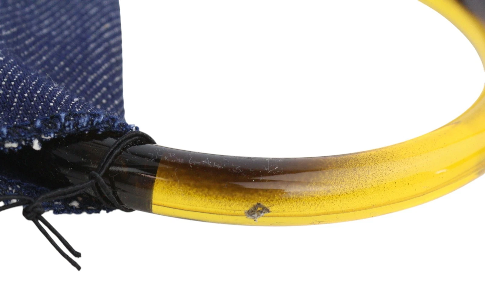 O Bag Rings Denim Women Bag OS Dark Blue Circular Handle Tote - O Bag