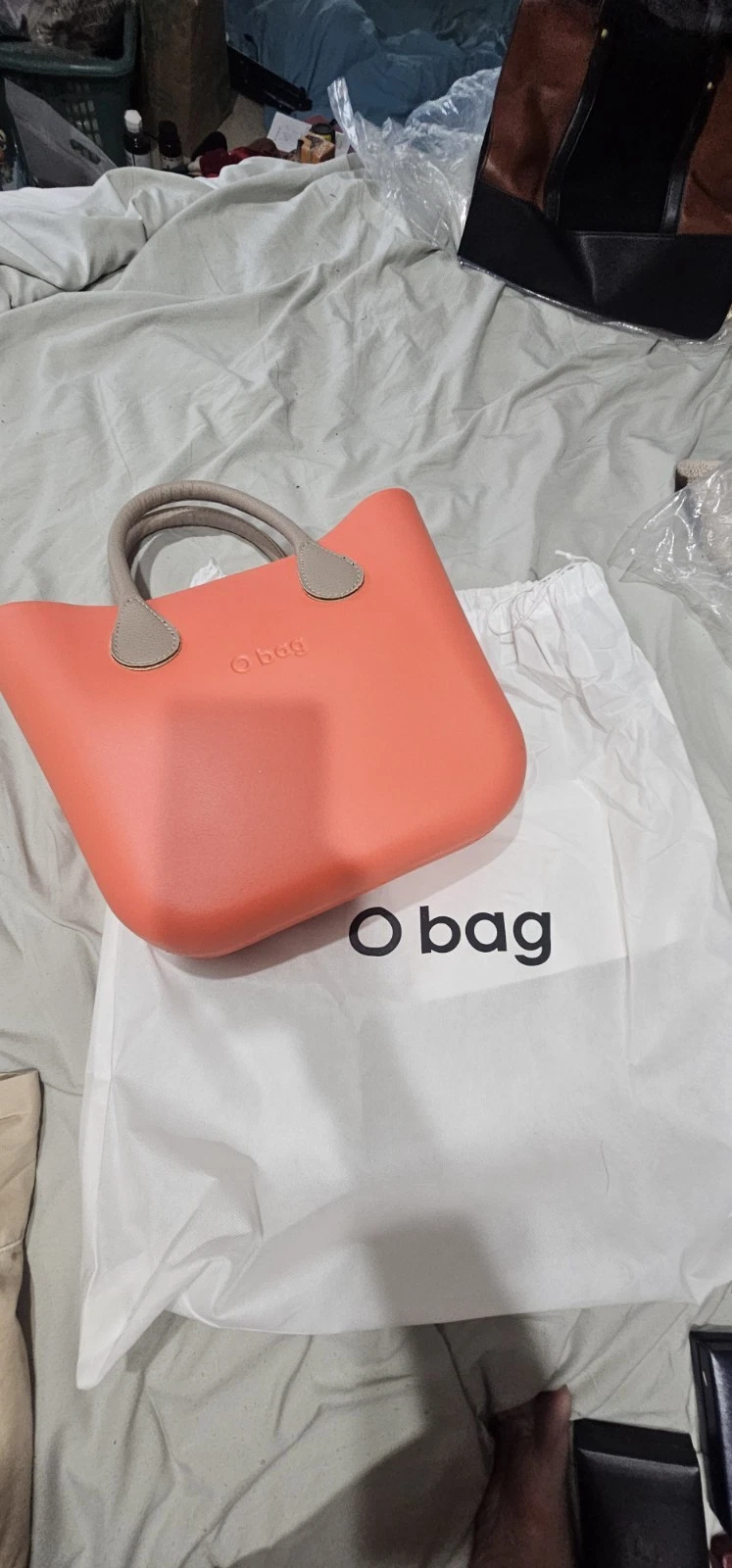 Orange O BAG Chic Women bag Double Handles Inner bag Tote - O Bag