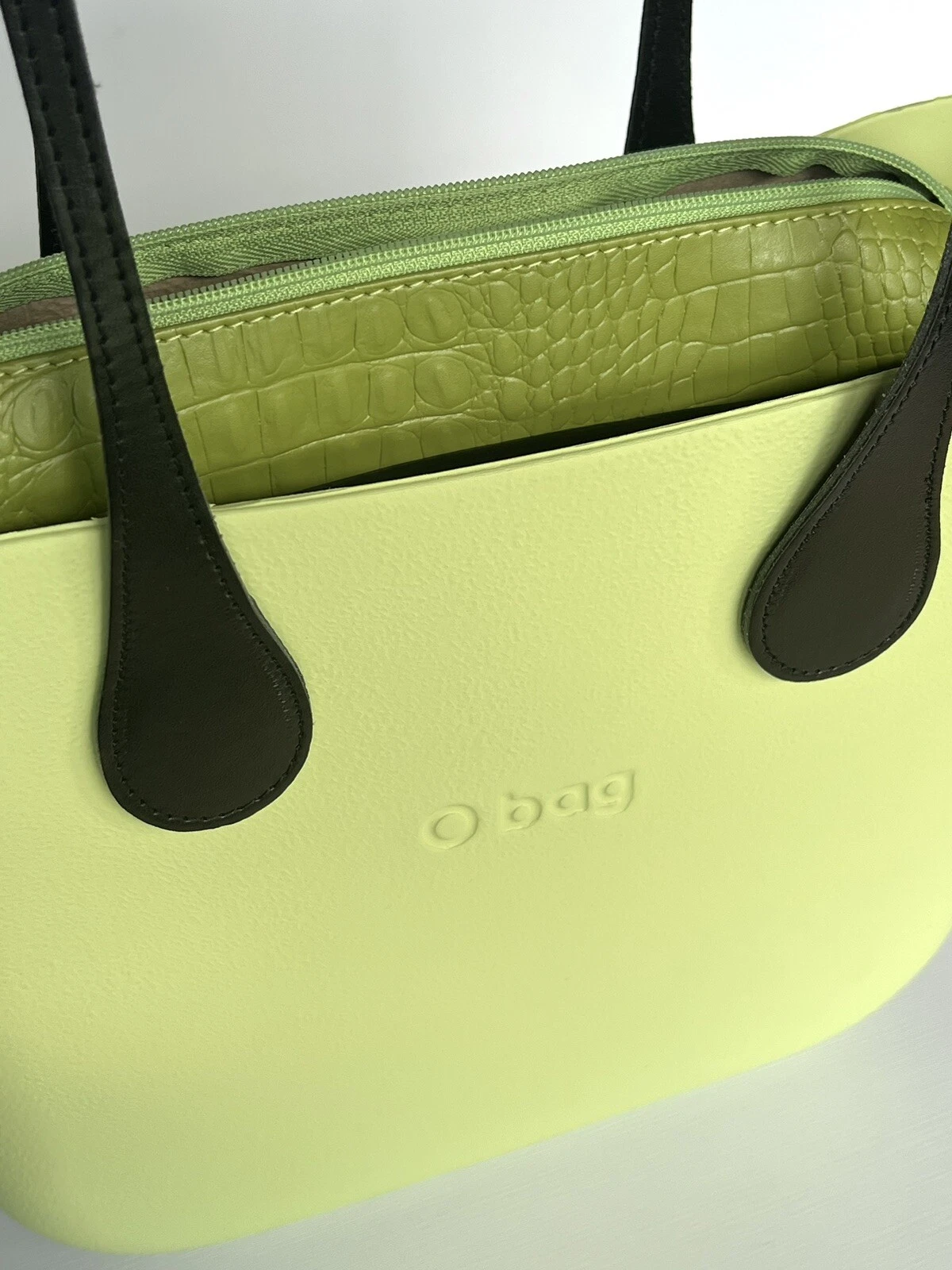 NEW O Bag Mini Purse Interchangeable /EXTRA Handles Italian Obag Beach Bag - O Bag