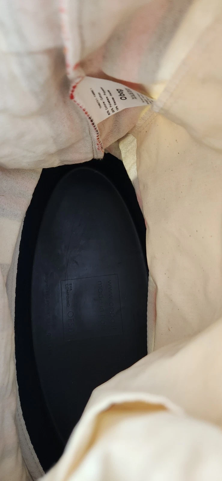 O Bag Bucket Backpack Canvas/Rubber W/Adjustable Removable Strap Made In Italy - O Bag