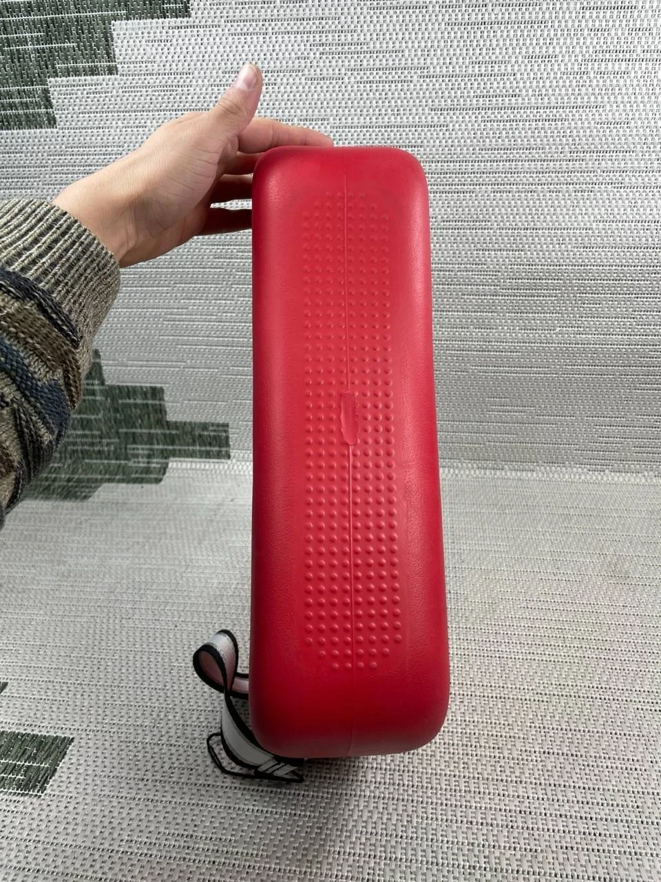 O Bag Womens Half-Moon Red Large Top Zip Detachable Adjustable Strap Crossbody - O Bag