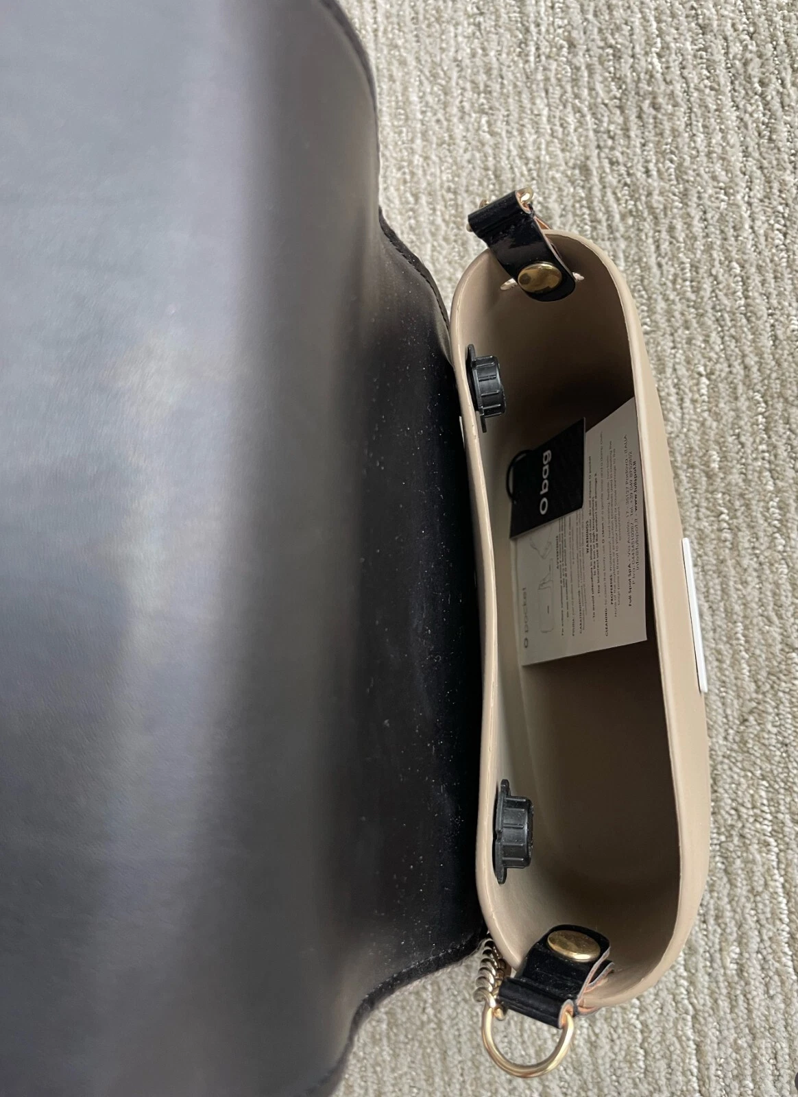 O Bag crossbody purse with chain strap - O Bag