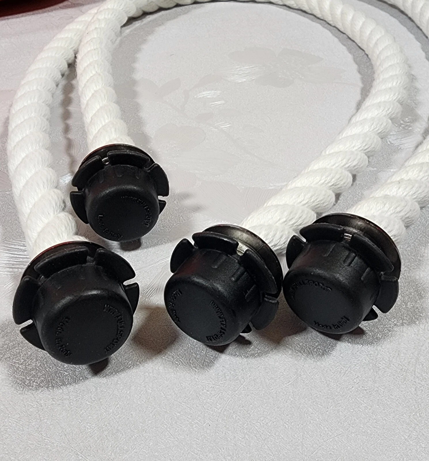 Obag Tote Bag Shoulder Bag Orange Brown Leather Handles w/ Canvas Insert - O Bag