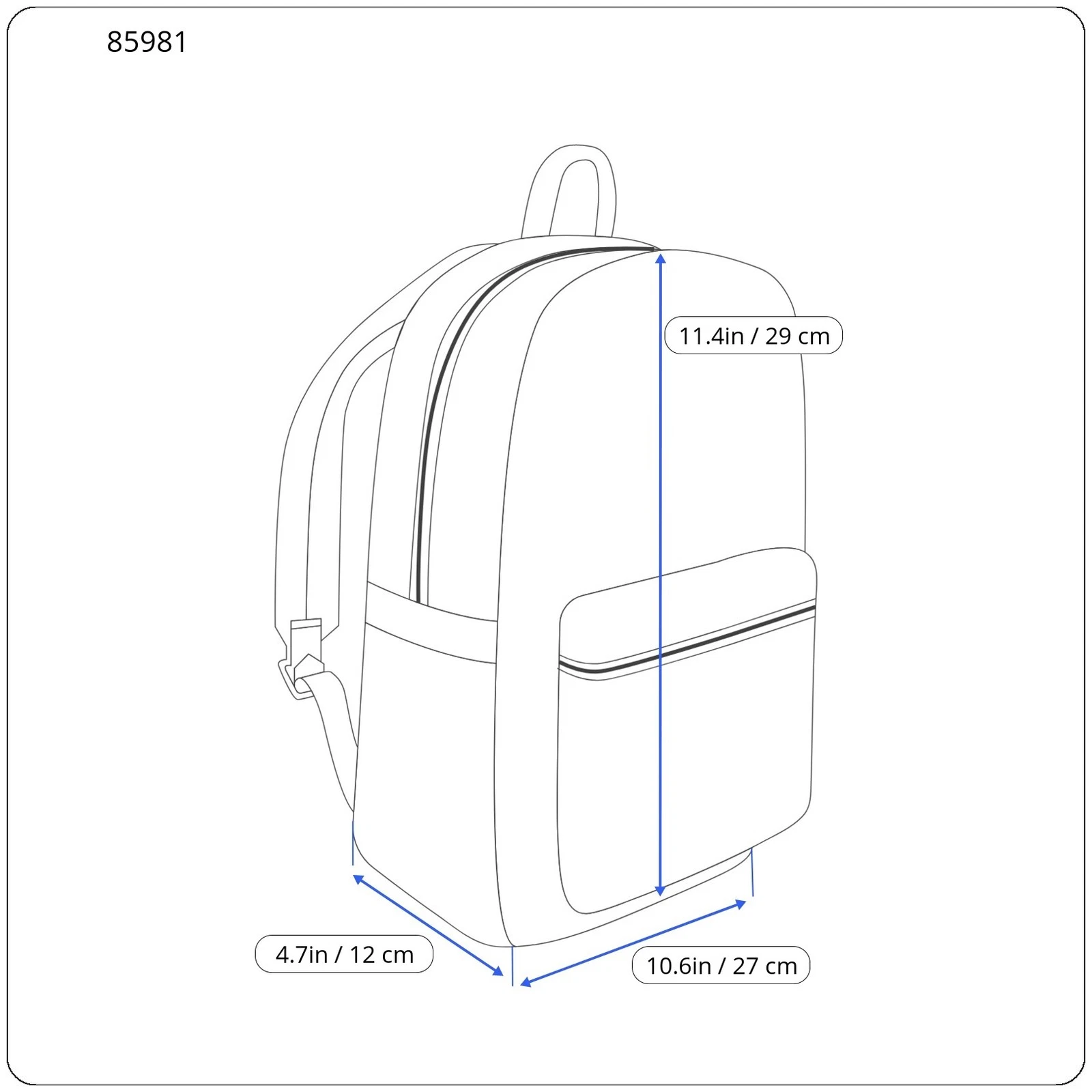 O Bag Zaino Women Bag OS Light Beige Double Handle Backpack Magnetic Closure - O Bag