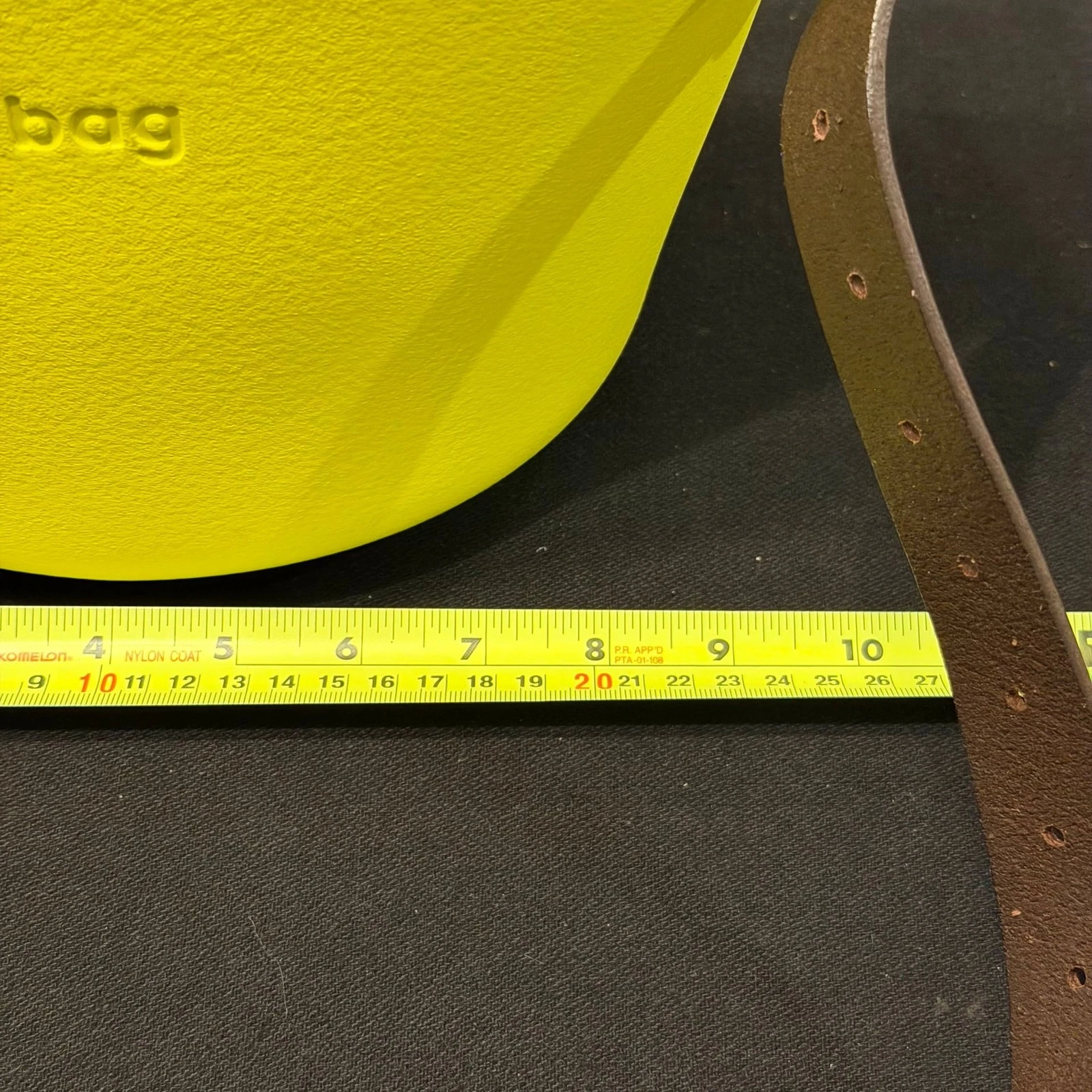 O Bag Made In Italy EVA Compound Basket Tote Crossbody Bag Yellow - O Bag