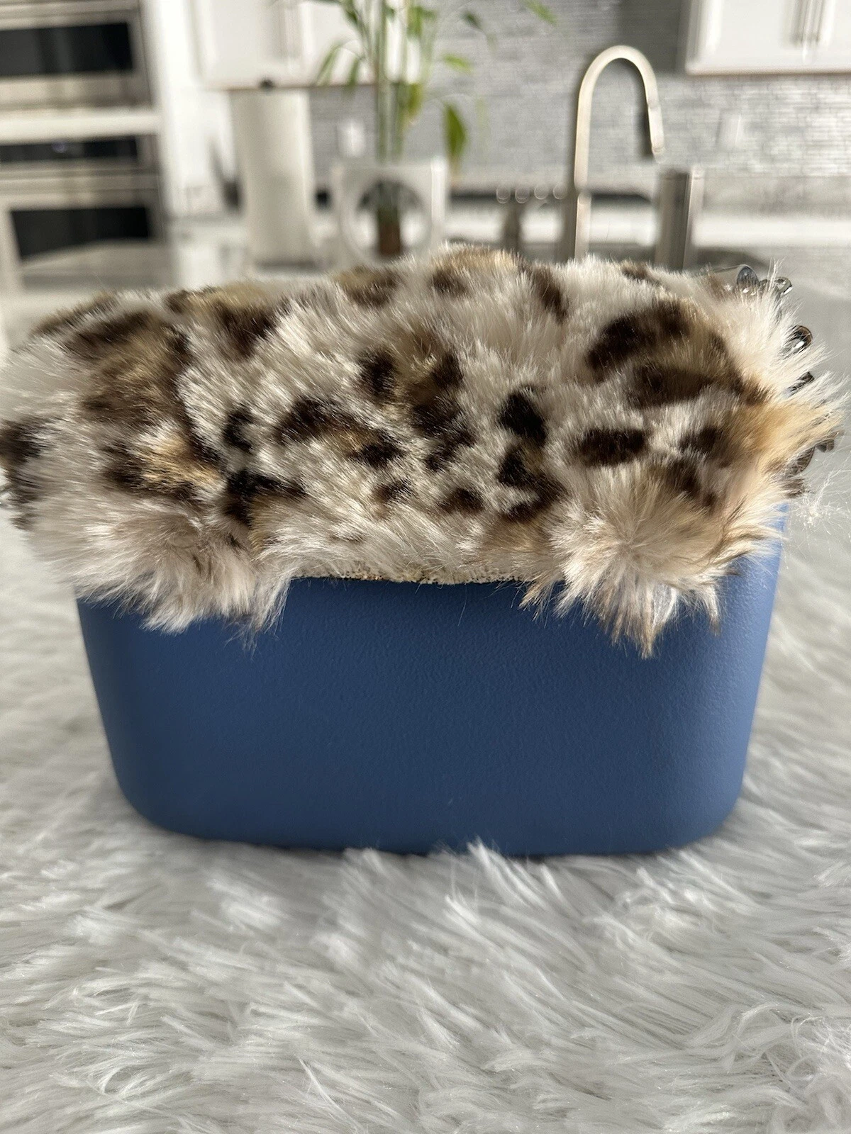 OBag Fullspot Faux Leopard Fur Bag - O Bag