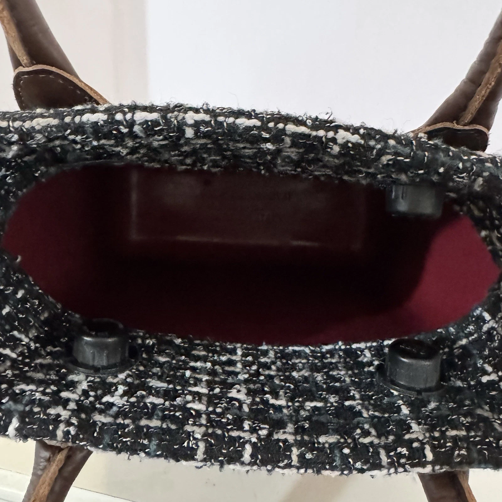 Red O Bag Shoulder Bag Double Handle Waterproof Purse Durable See Pics - O Bag