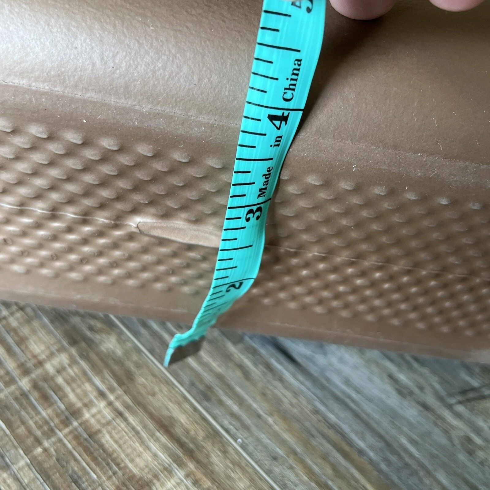 O bag Obag Italy Bronze Brown / Black Handles & Tweed Insert Tote Purse Handbag - O Bag