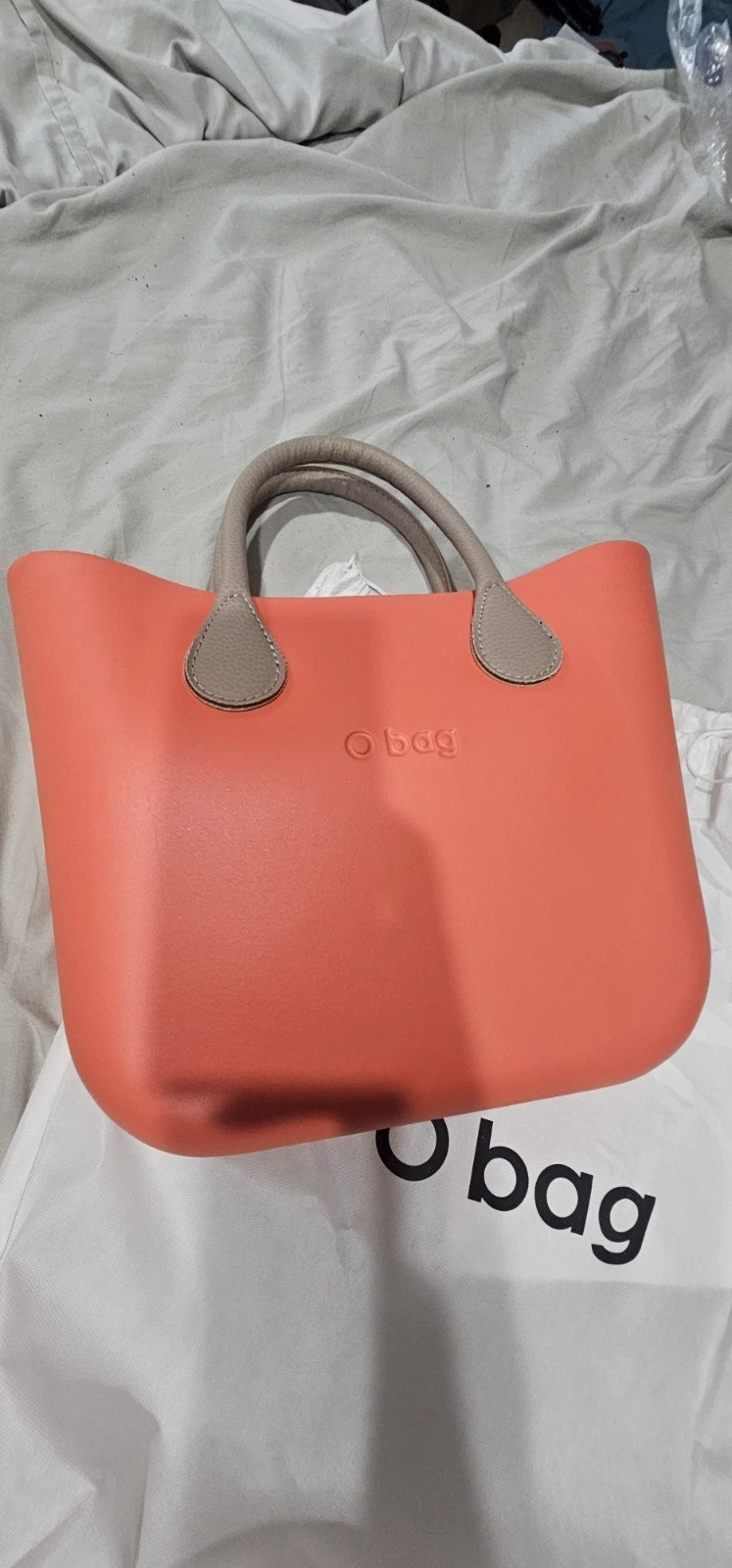Orange O BAG Chic Women bag Double Handles Inner bag Tote - O Bag