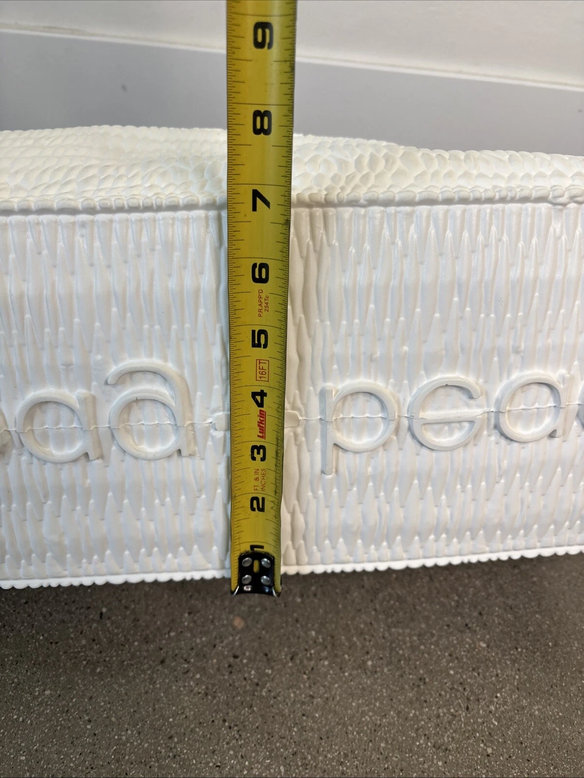 O Bag Beach Bag white w/ blue canvas handles + canvas beach bag insert - O Bag