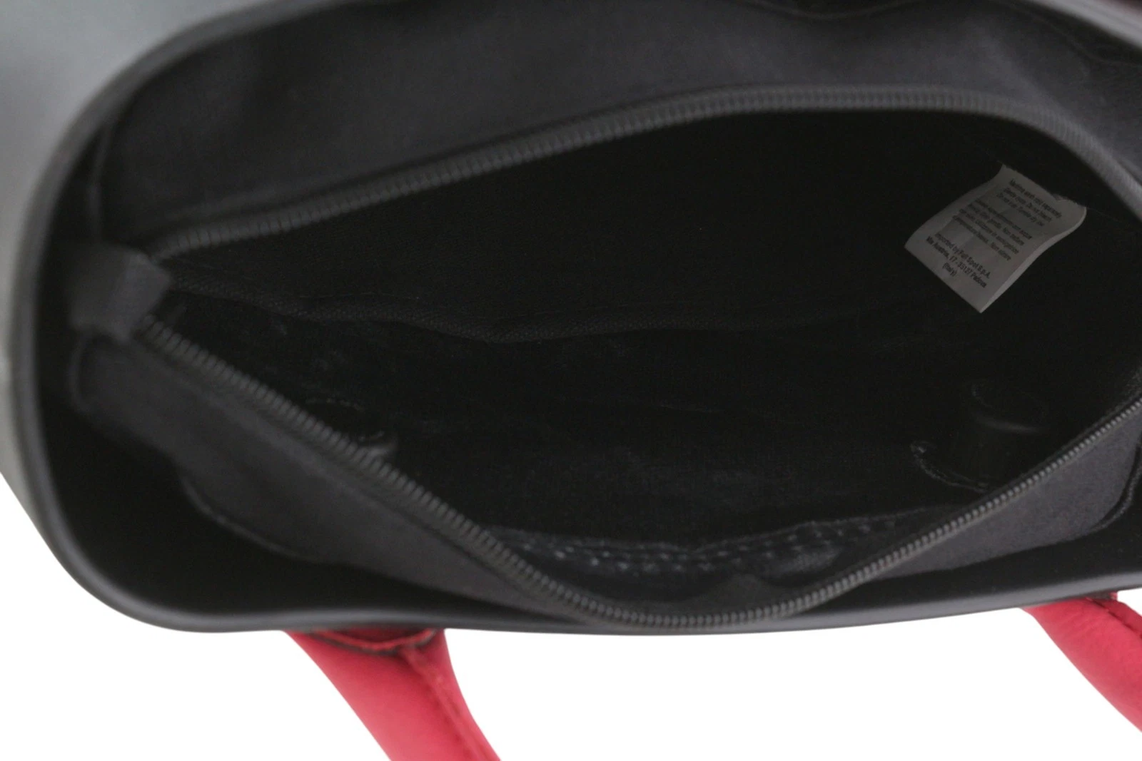 O Bag Chic Women Bag OS Black Dual Handles Inner Pouch Mini Square Tote Logo - O Bag