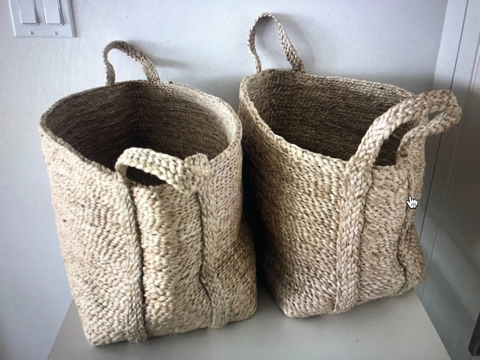 last one! Beautiful basket/tote bag new w/o tags from bangladesh l - O Bag