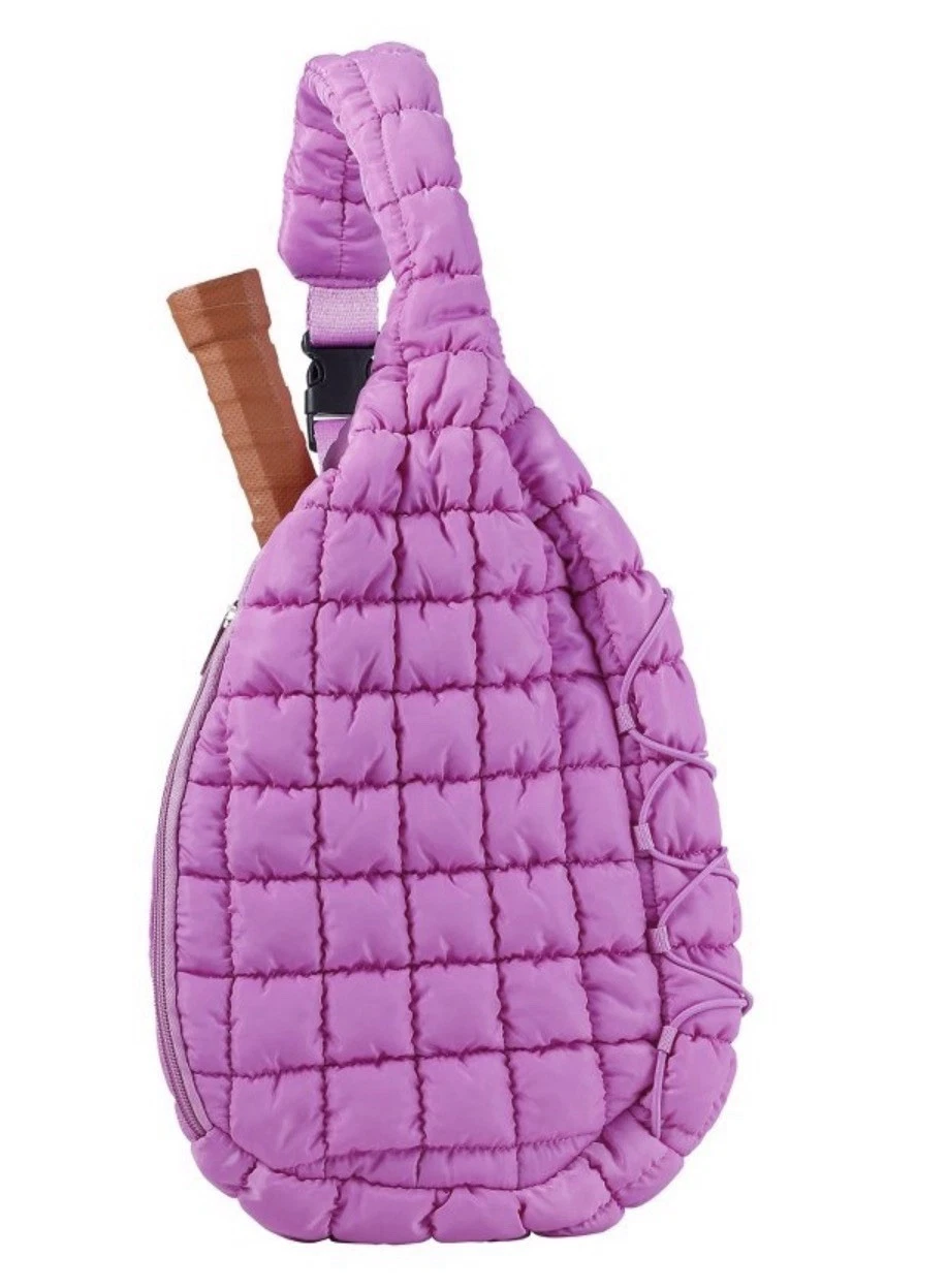 Pickle O' Joe Quilted Sling Bag - Vibrant Purple - O Bag