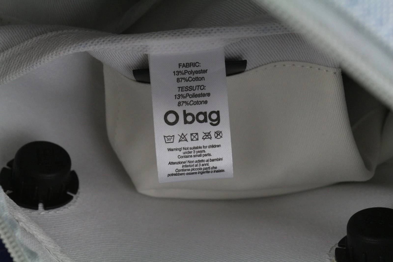 O BAG Chic Women bag OS Blue Mini Square Tote Double Handles Inner bag - O Bag