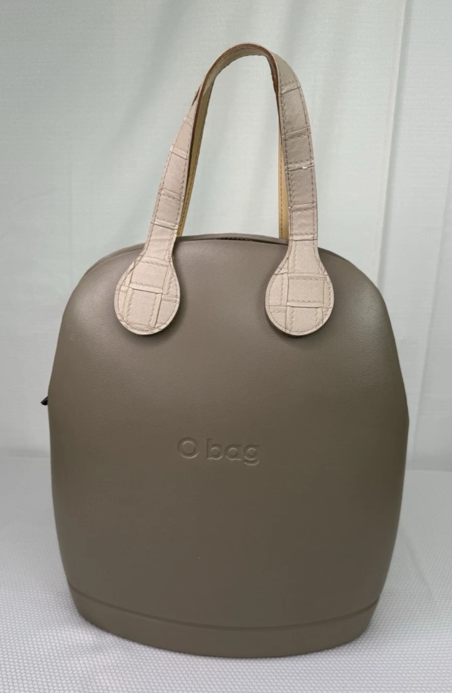 O BAG ITALY Moon Handbag Beige Removeable Liner - O Bag