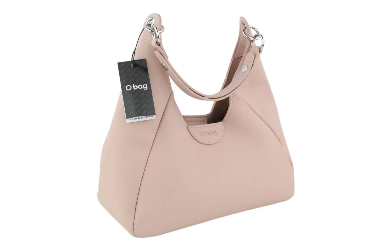 O BAG Ginevra Women's Bag OS Light Pink Lining Hobo Crossbody Magnetic Closure - O Bag
