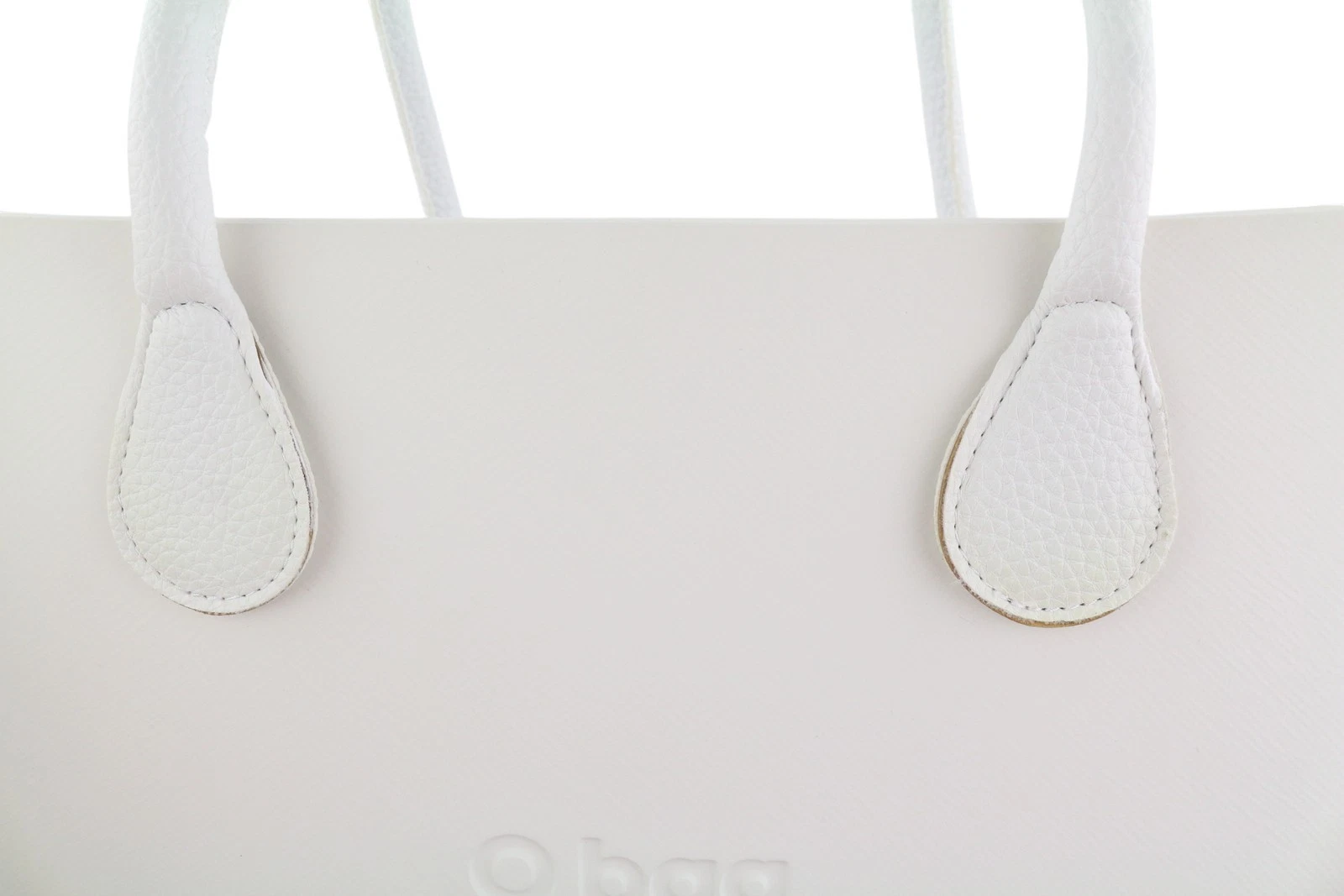 O Bag Urban Women Bag OS White Dual Handles Patterned Liner Trapeze Tote - O Bag