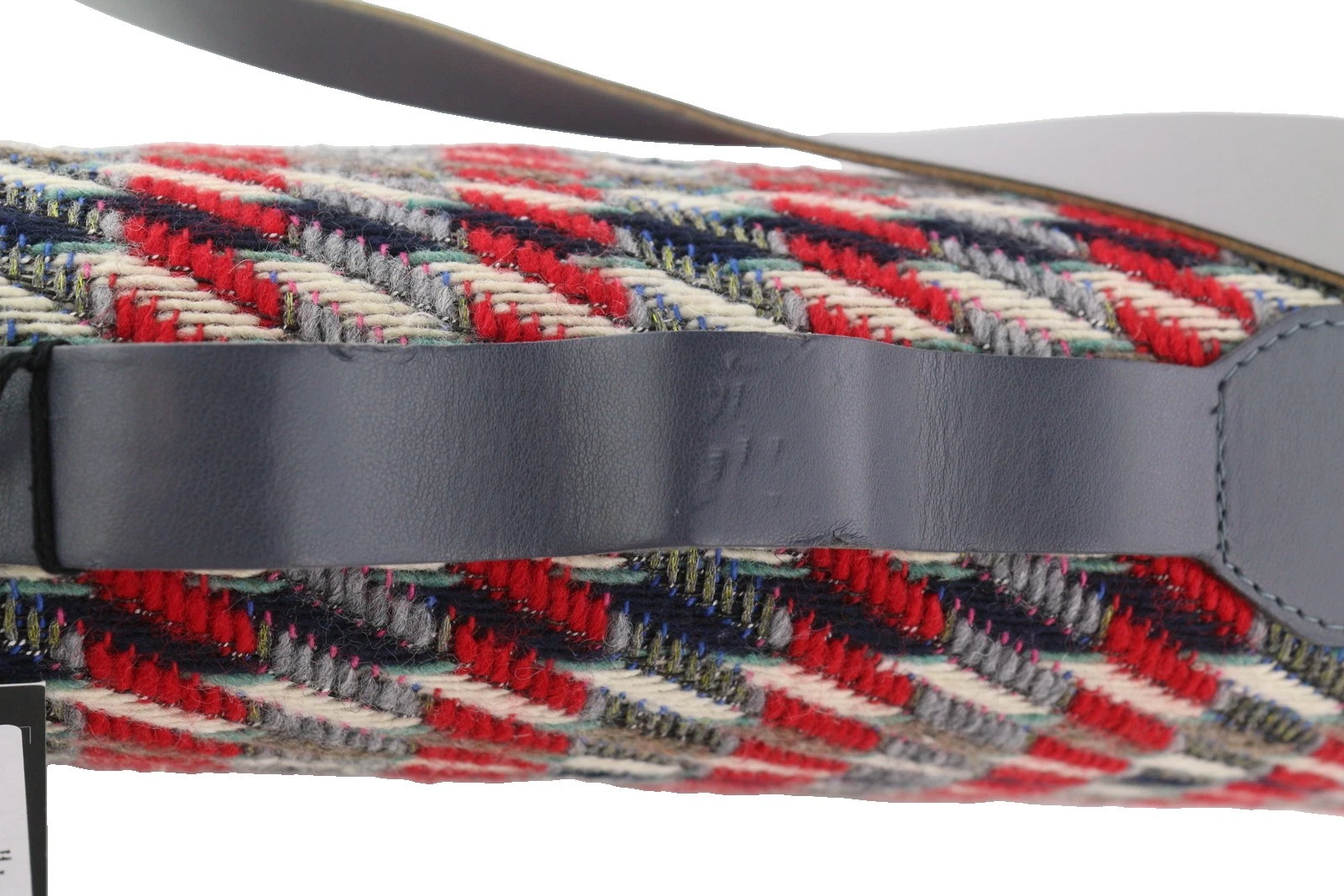 O Bag Folder Women Bag OS Purple Tweed Turn Lock Messenger - O Bag