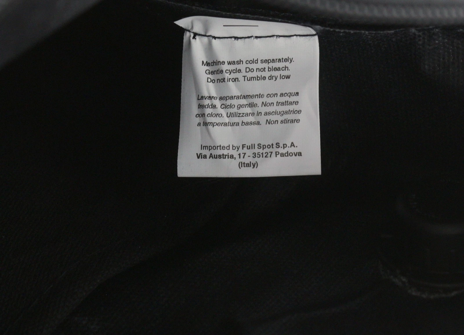 O Bag Chic Women Bag OS Black Dual Handles Inner Pouch Mini Square Tote Logo - O Bag