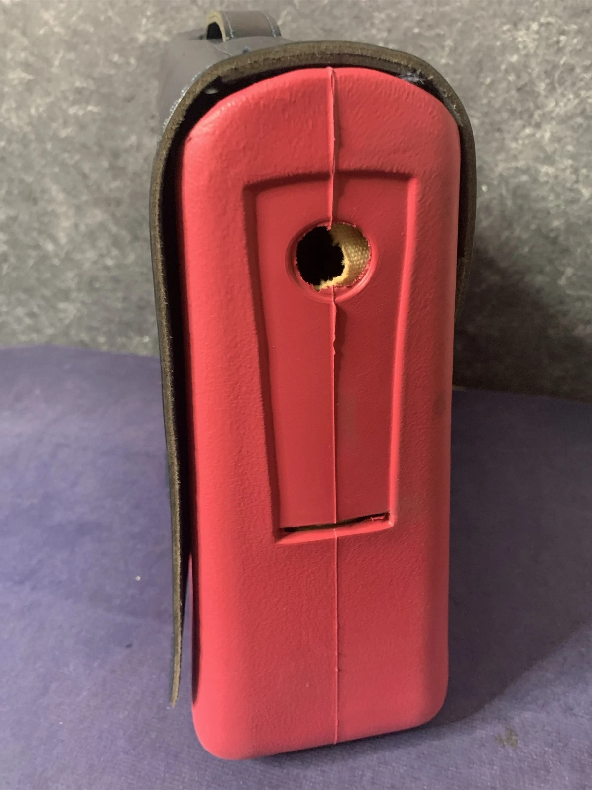 O Bag Pink Handbag - Made in Italy - White Removable Lining - Blue Top - O Bag