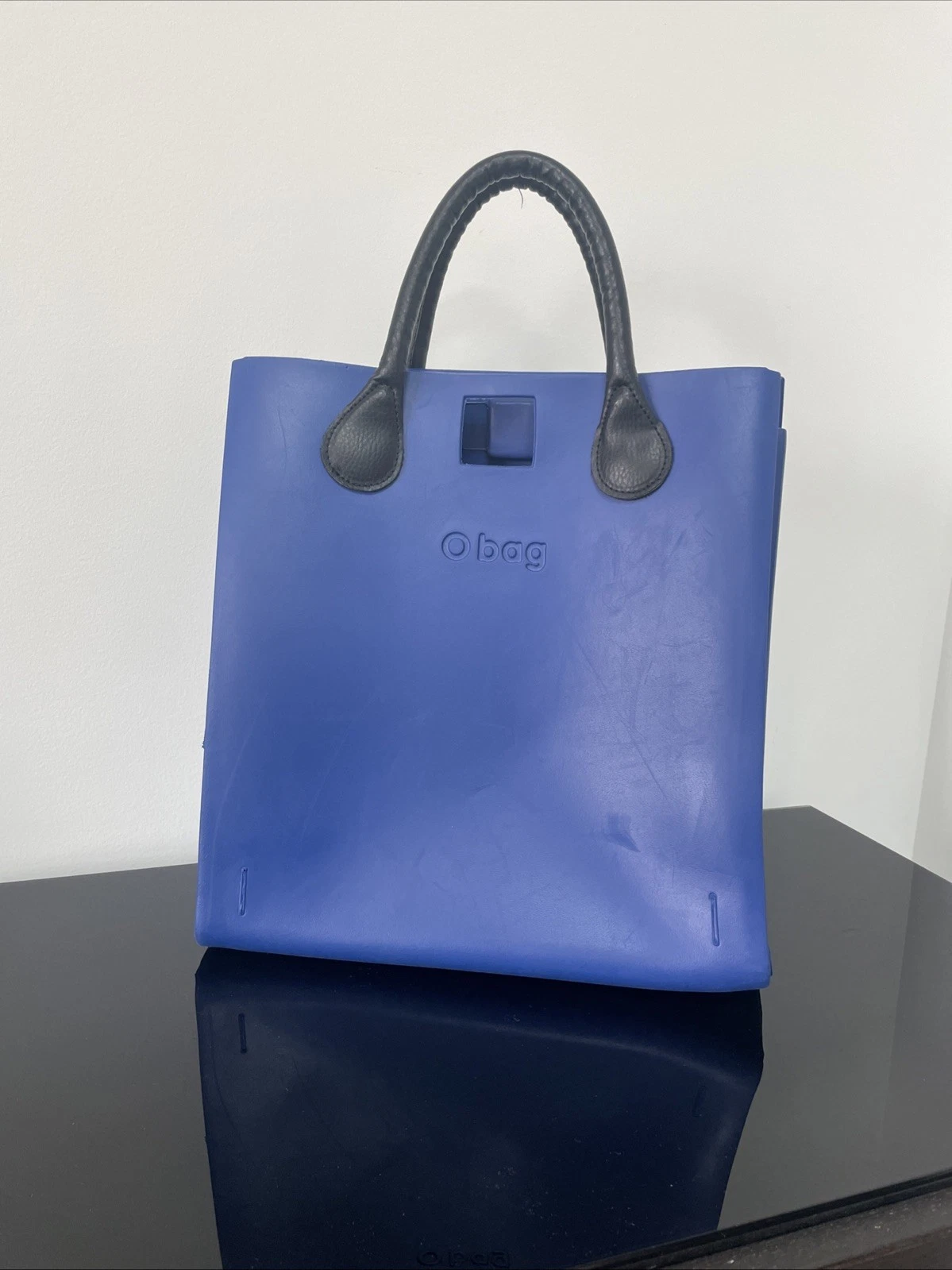 O Bag Tote Bag In Polyester With Interchangeable Inserts And Handles Blue - O Bag