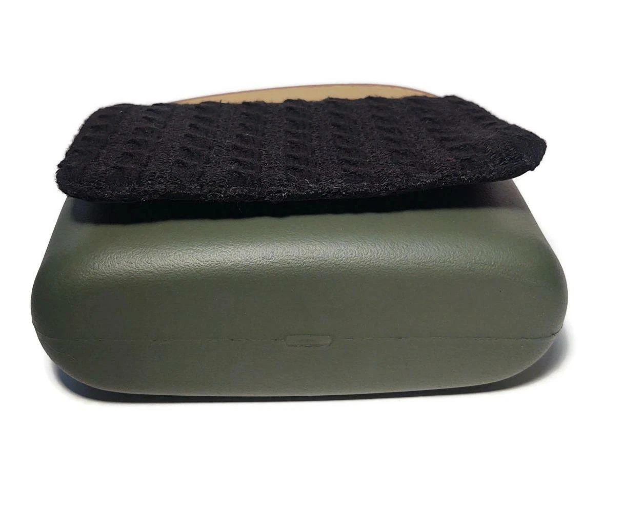 NWT OBAG Green and Black Wool Leather Mini Tote Handbag - O Bag