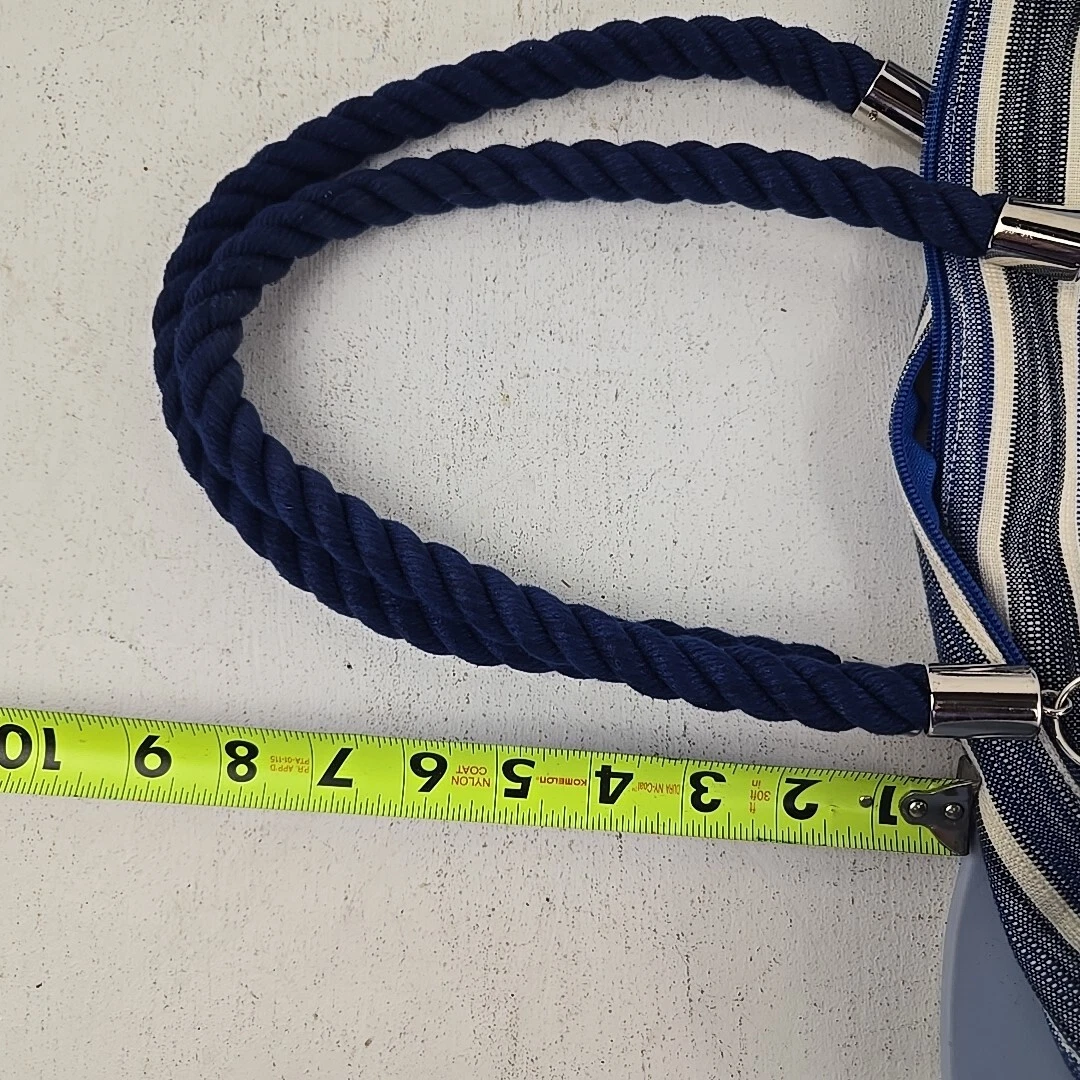 O Bag Italy Blue Foam Women's Double Handles Large Tote Shoulder Handbag - O Bag