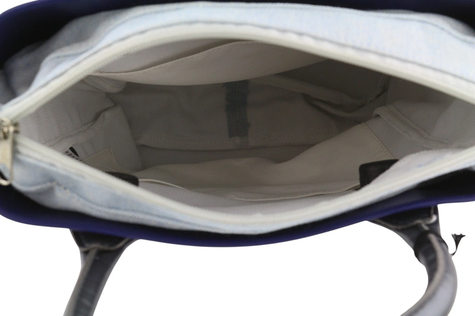 O BAG Chic Women bag OS Blue Mini Square Tote Double Handles Inner bag - O Bag