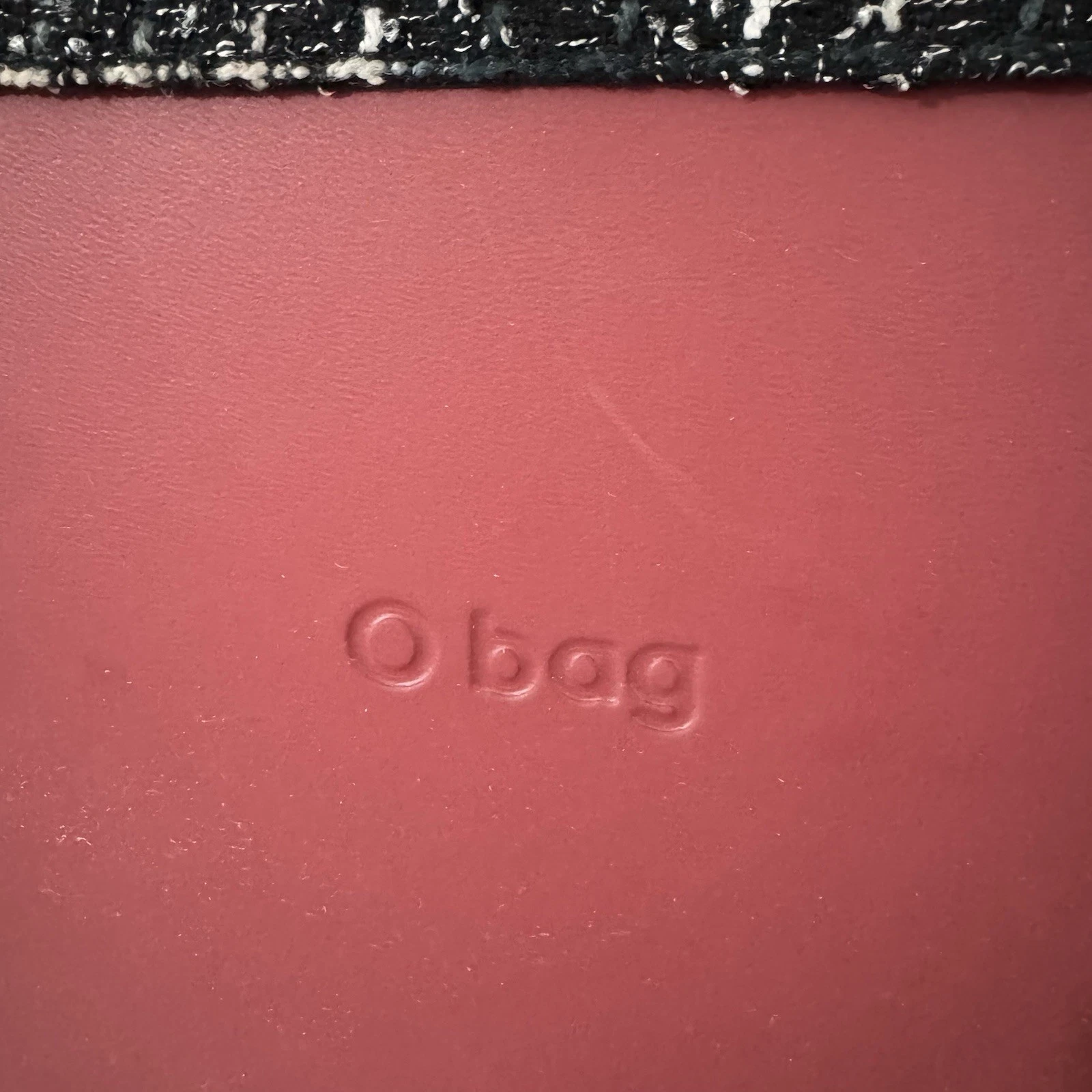 Red O Bag Shoulder Bag Double Handle Waterproof Purse Durable See Pics - O Bag