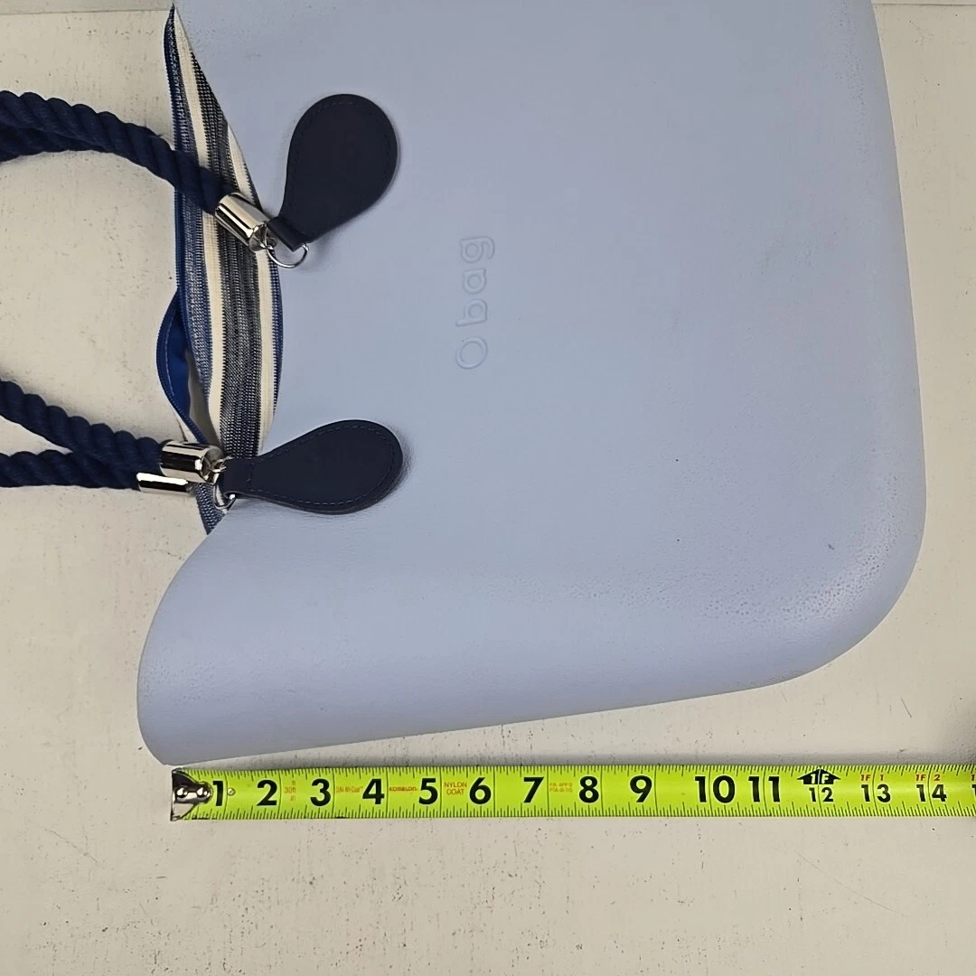 O Bag Italy Blue Foam Women's Double Handles Large Tote Shoulder Handbag - O Bag