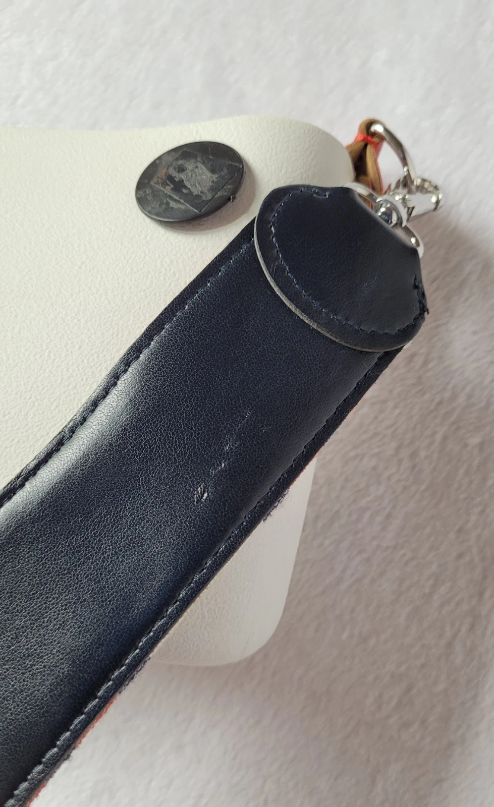 Two Bags O Bag Italy Eva Dark Gray/White/ Crossbody/Shoulder Bag - O Bag